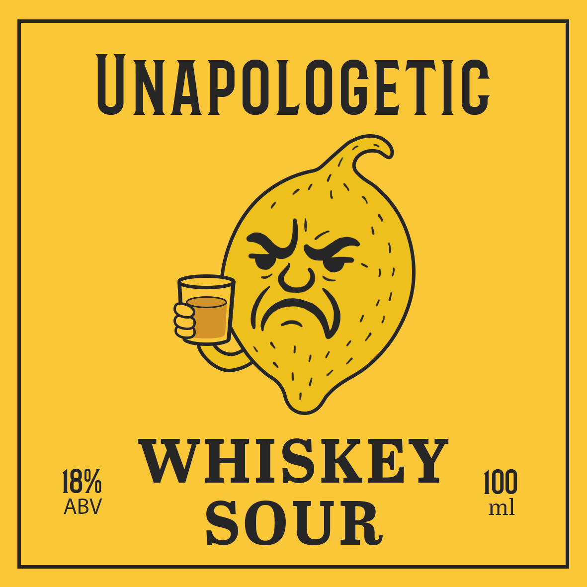 Whiskey Sour Cocktail Can 6 Pack (100ml can)